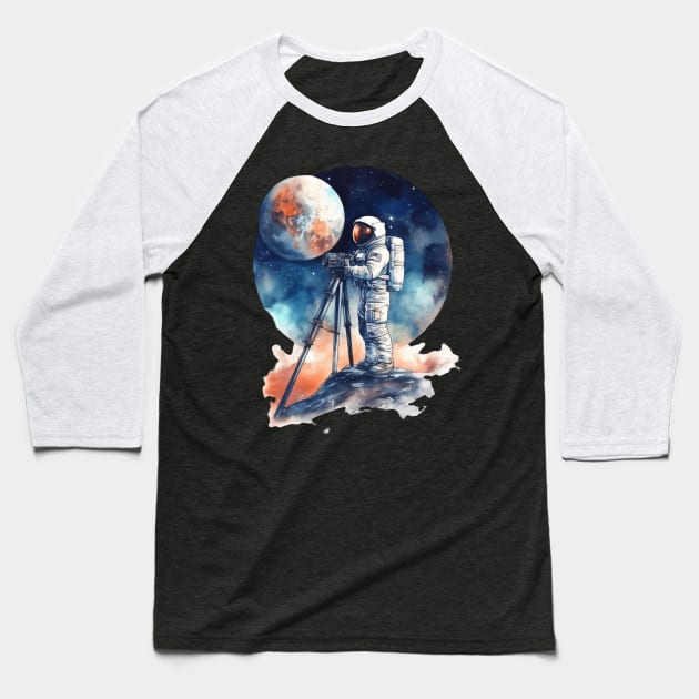 Astronaut Field Assignment Baseball T-Shirt by Young Inexperienced 